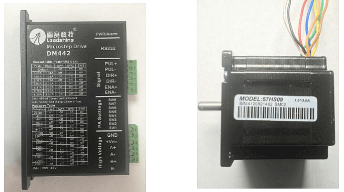 Двигатель 57HS09 и Leadshine DM442