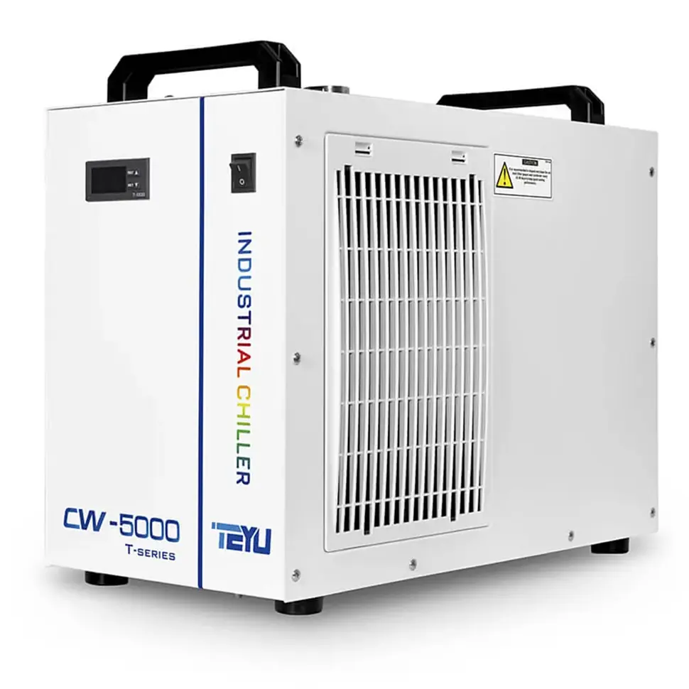 Чиллер S&A CW-5000TG для охлаждения CO2-лазерной трубки мощностью 80–100 Вт