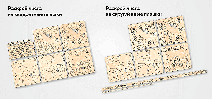 коробки с разными углами