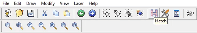 Hatch на панели инструментов