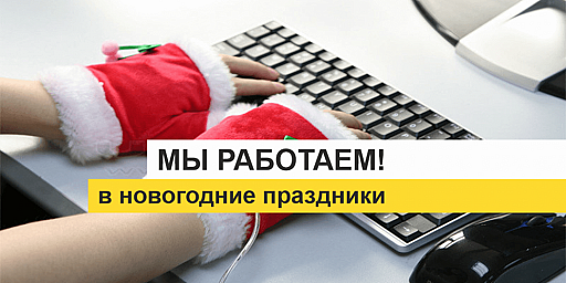 работаем в новый год