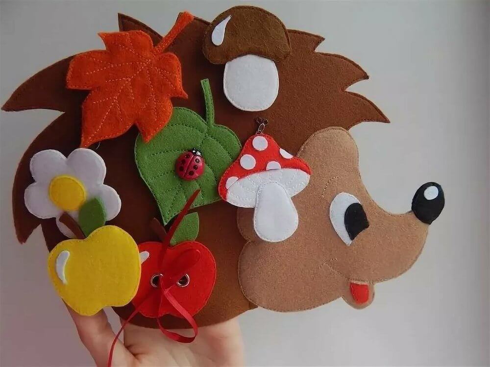 Ежик из фетра Ежик из фетра