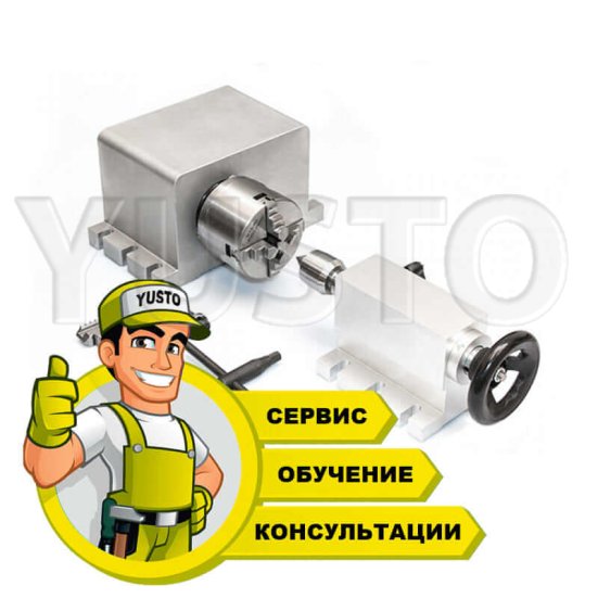 Подключение поворотной оси на трехкоординатный фрезерный станок