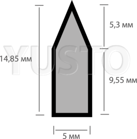 Комплект ламелей 910 мм (5х15 мм) для лазерного станка