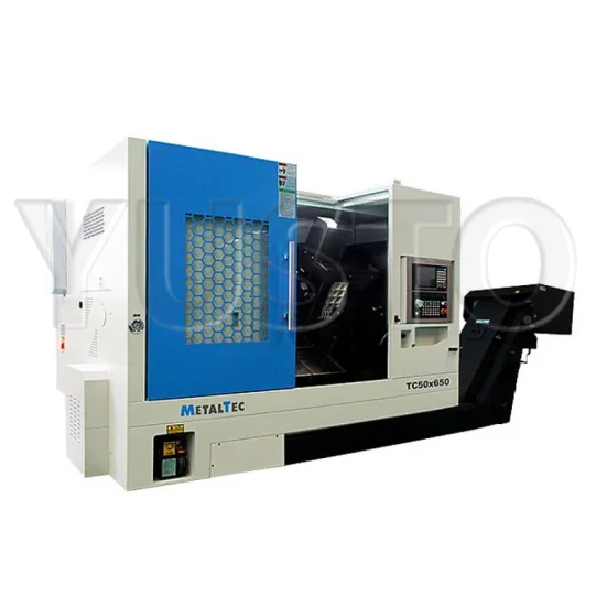 ЧПУ токарный станок по металлу с наклонной станиной MetalTec ТС 50x650 (Комплектация ПРОМ)