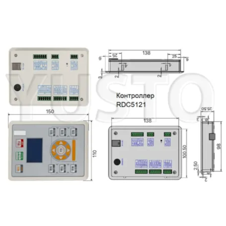 Лазерный гравировальный станок KAMACH 3040