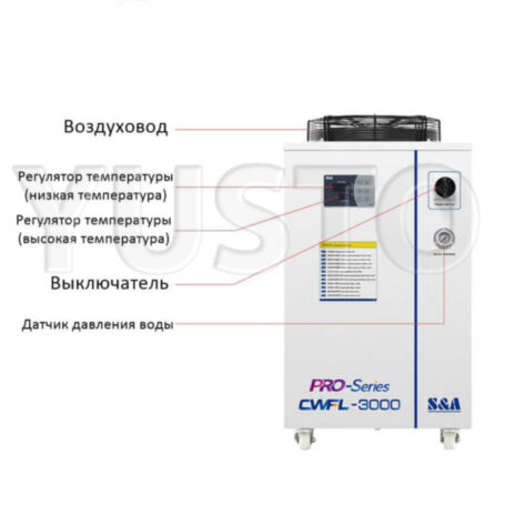 Чиллер S&amp;A CWFL-3000AN для лазерного станка по металлу