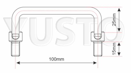 Ручка П-образная складная