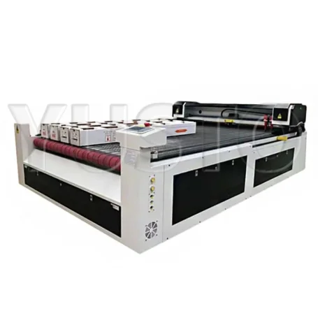 Лазерный станок для резки ткани KAMACH TEX 1625 DUO CONVEYER c конвейерным столом