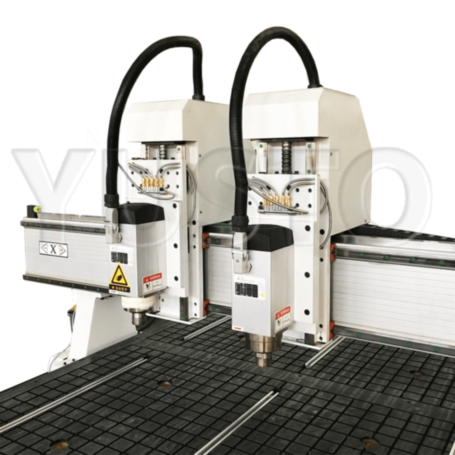 Трехшпиндельный 4,5 кВт фрезерный станок с ЧПУ VENO K45MT1325-DT3 