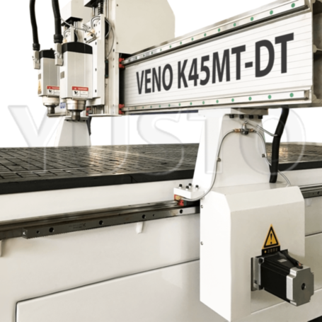 Трехшпиндельный 4,5 кВт фрезерный станок с ЧПУ VENO K45MT1325-DT3 
