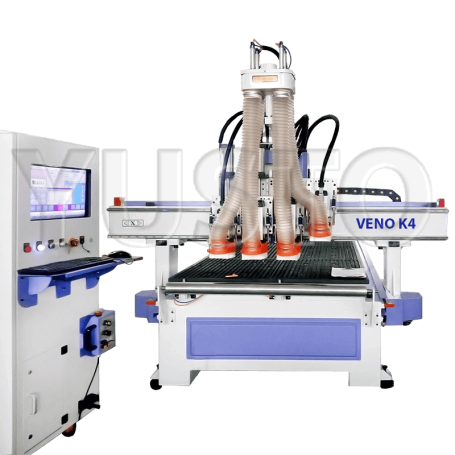 Четырехшпиндельный фрезерный станок 6,0 кВт и 2,2 кВт VENO K4 2040 
