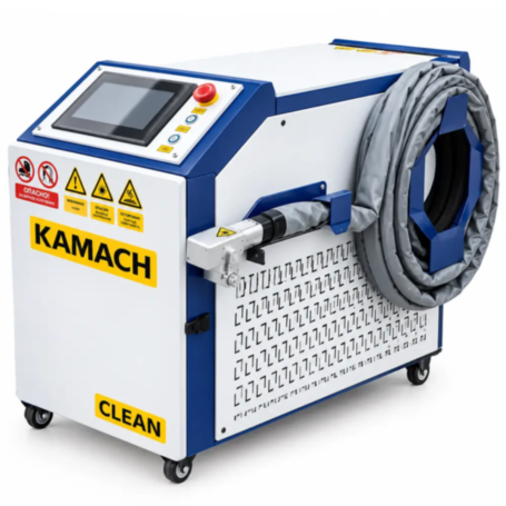 Аппарат лазерной очистки KAMACH CLEAN 1500BW мощностью 1500 Вт ширина луча 300 мм для удаления ржавчины и покрытий