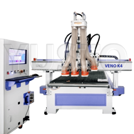 Четырехшпиндельный фрезер VENO K4 1530 - 6,0 кВт (2 шт) и 2,2 кВт (2 шт)