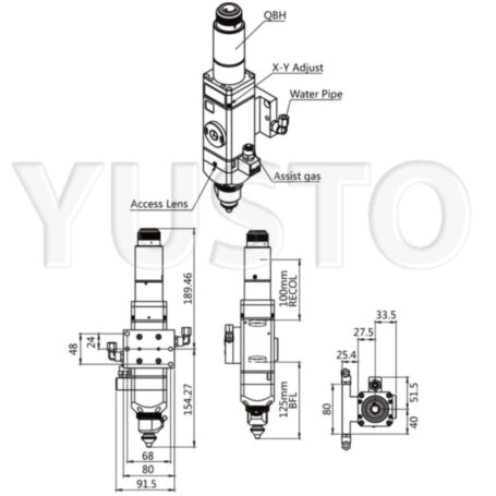 Лазерная голова RayTools BT210