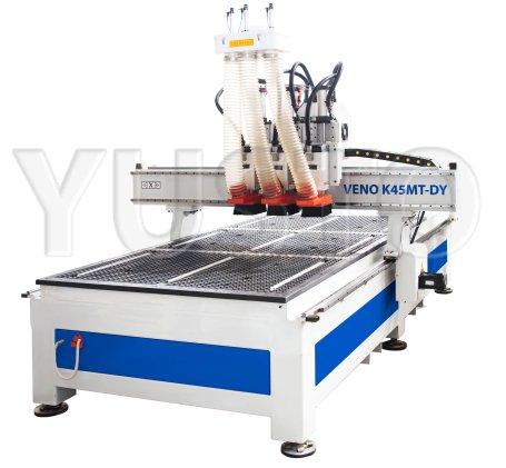 Трёхшпиндельный фрезерный станок 4,5 кВт с ЧПУ VENO K45MT-DY3 