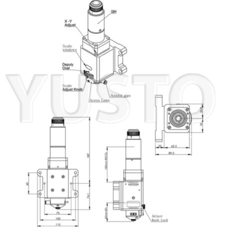 Лазерная голова RayTools BT220