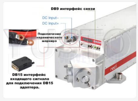 Лазерный радиочастотный источник RF RECI R20 120 Вт