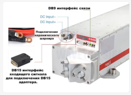 Лазерный радиочастотный источник RF RECI R20 120 Вт
