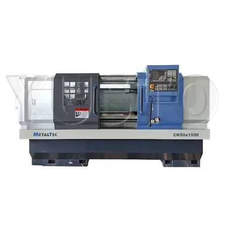 Токарный станок по металлу c ЧПУ с прямой станиной MetalTec CK 50x1500