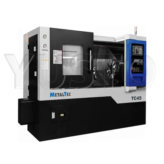 Токарный станок по металлу ЧПУ с наклонной станиной MetalTec ТС 45 (Комплектация ПРОМ)